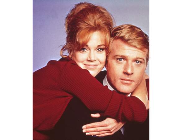 1967 : Jane Fonda et Robert Redford sont sur le tournage du film "Pieds nus dans le parc"