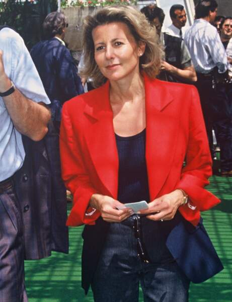 1992 : Claire Chazal à Roland Garros