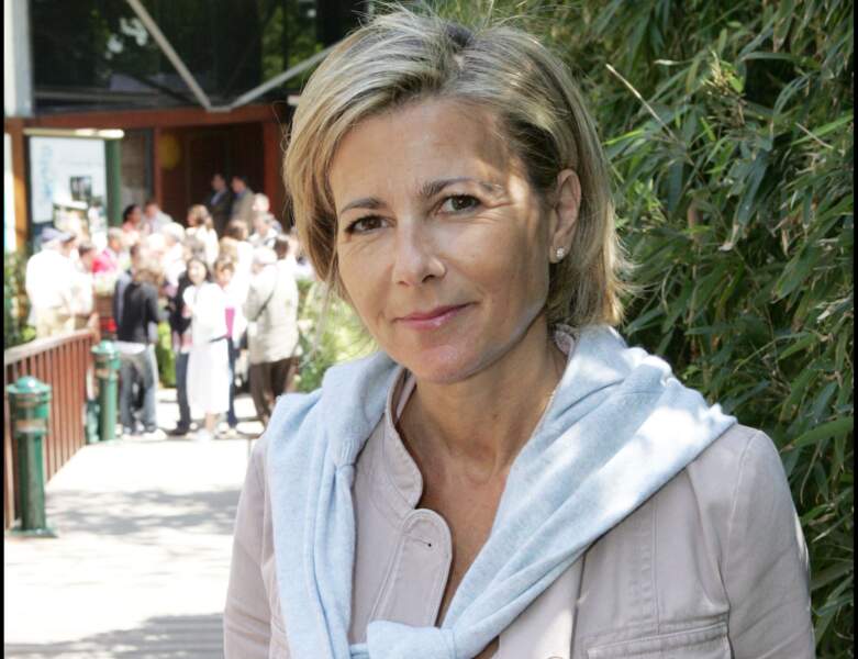 2006 : Claire Chazal lors de la journée des internationaux de France de Roland Garros 