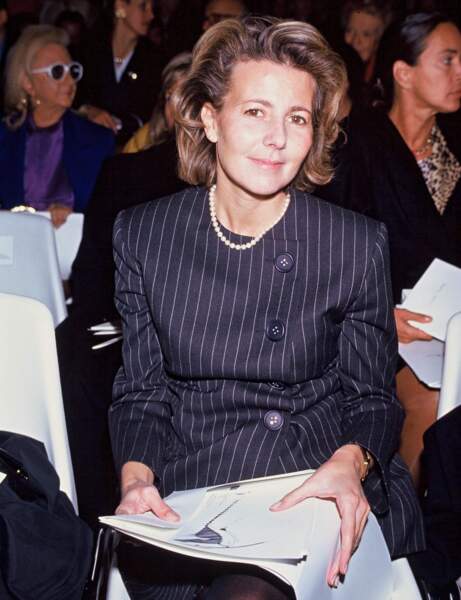 1993 : Lors d'un défilé de mode Christian Dior 