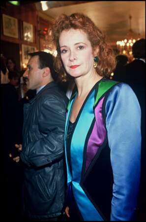 Dominique Lavanant alias Christiane l'esthéticienne à la soirée des César en 1989 