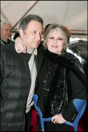Michel Drucker et Brigitte Bardot en 2005 