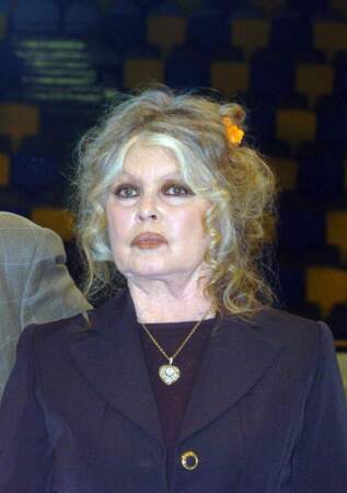 Brigitte Bardot en 2004, elle a 70 ans