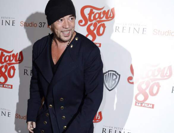 2012 : Le célèbre chanteur lors de l'avant-première du film "Stars 80" au Grand Rex à Paris