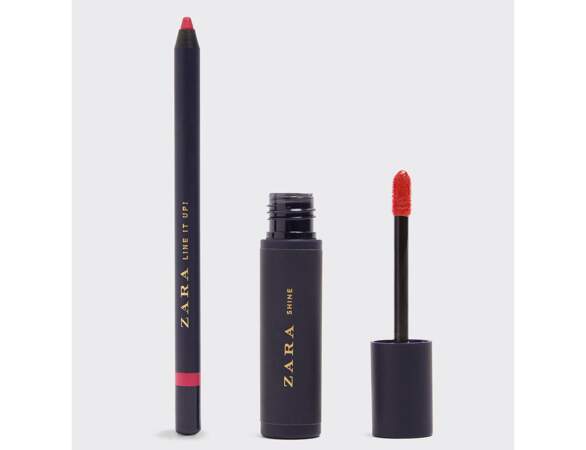 Kit crayon + rouge à lèvres Zara