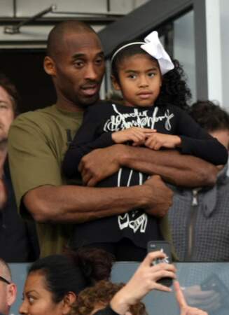 Kobe Bryant et sa fille, le 1er décembre 2012.