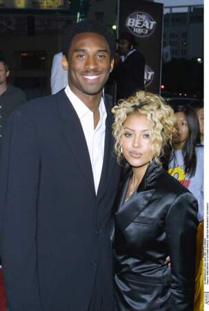Kobe Bryant et sa femme lors de la première de Rush Hour 2. 