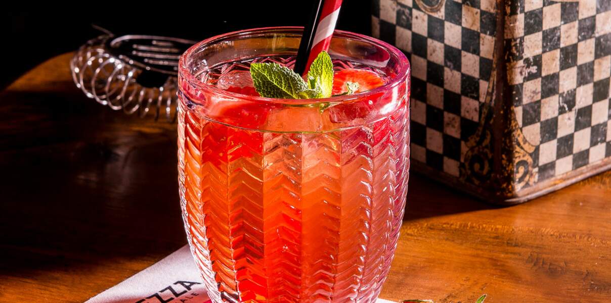 Mocktail Summer fraise basilic