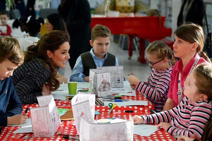 Kate Middleton en visite dans un hôpital pour enfants de Londres