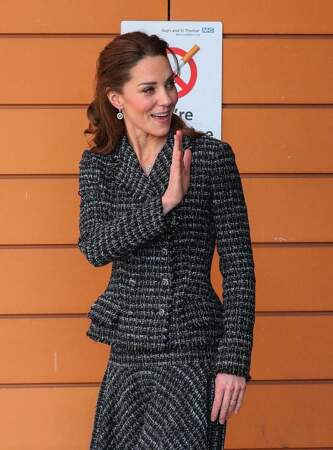 Kate Middleton en visite dans un hôpital pour enfants de Londres