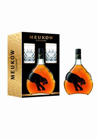 Coffret cognac et verres assortis - Meukow Cognac