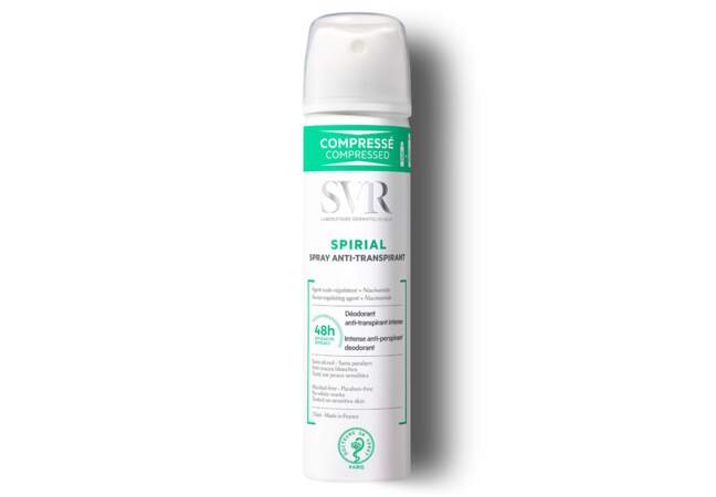 Le déodorant Spirial anti-transpirant 48h SVR