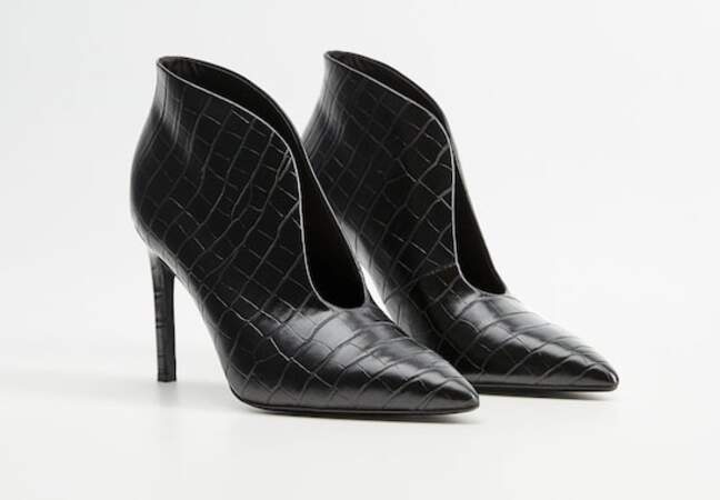 Bottines discount python mango