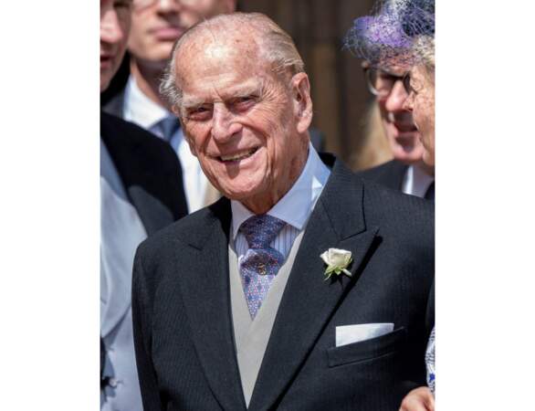 En mai 2019, le Prince Philip assiste au mariage de Lady Gabriella Windsor et Mr Thomas Kingston