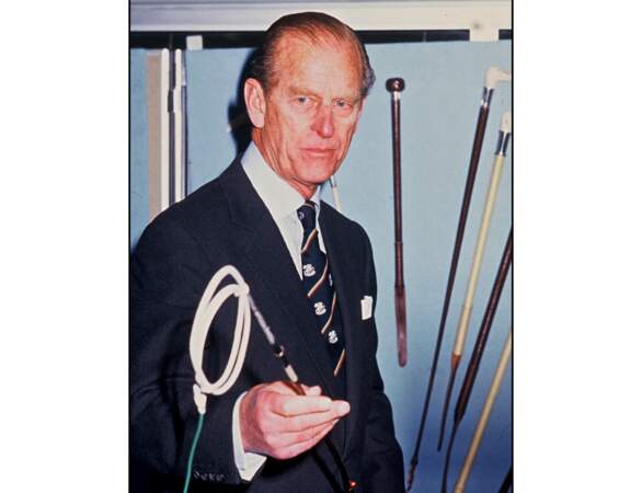 1987 : le Prince Philip assiste à une exposition hippique, il a 66 ans