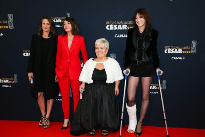 Charlotte Gainsbourg et Mimie Mathy à la cérémonie de la 45e édition des Cesar