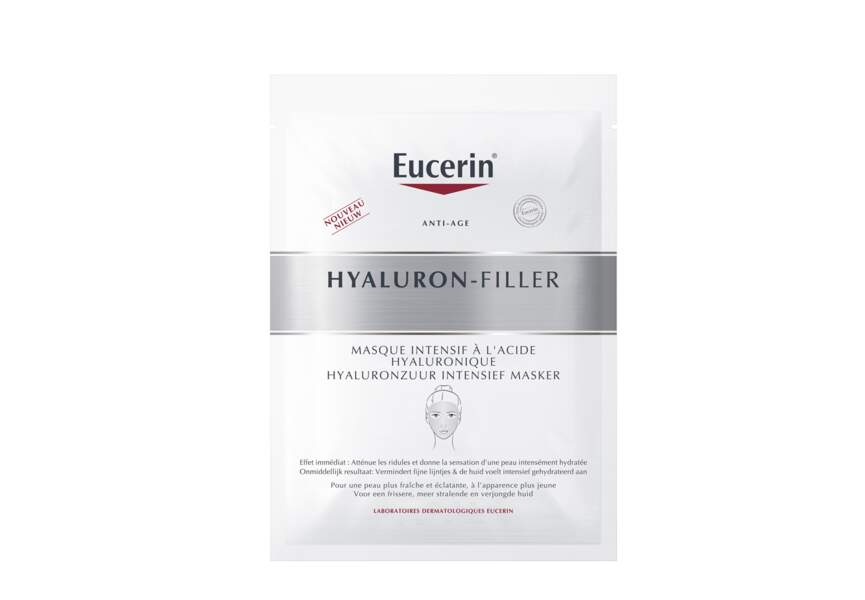 Le masque intensif à l’acide hyaluronique Hyaluron-Filler Eucerin