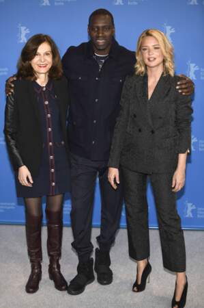 Anne Fontaine, Omar Sy et Virginie Efira pour "Police Night Shift"