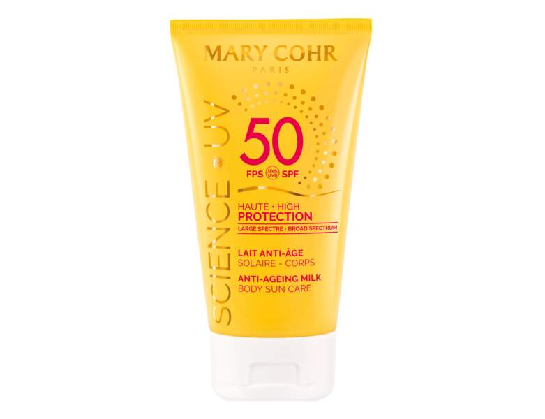 Crème solaire : le lait protecteur anti-âge Mary Cohr 