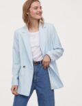 Blazer tendance : le blazer pastel baby blue