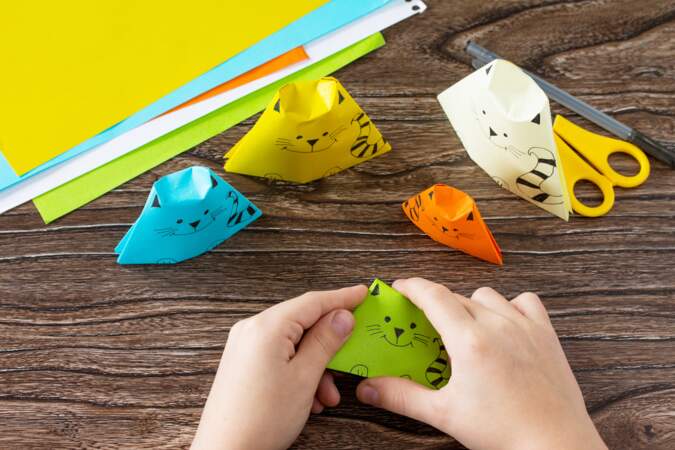 Créer des origamis en forme d’animaux