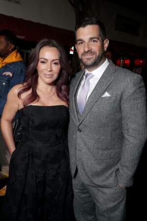 Alyssa Milano et son mari Dave Bugliari en 2019 