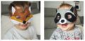 Couture facile : 2 masques animaux à faire avec les enfants