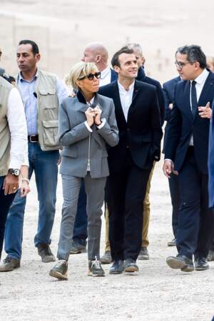 Brigitte Macron décontractée-chic en toute circonstance