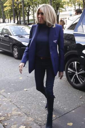 Brigitte Macron décontractée-chic en toute circonstance
