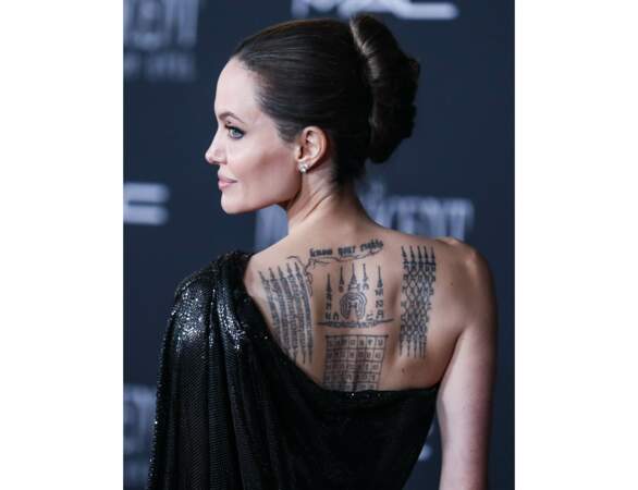 Tatouage de star : Angelina Jolie
