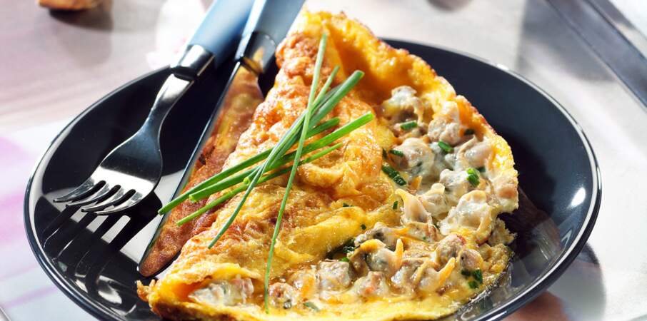 Omelettes aux coques 