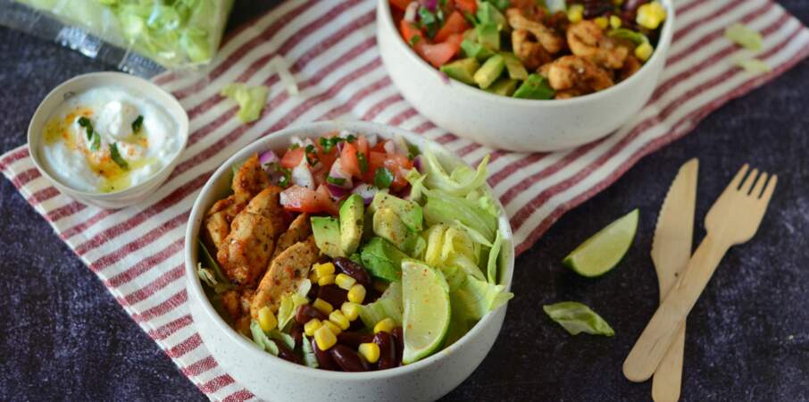 Salade bowl à la mexicaine