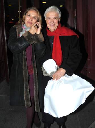 Guy Bedos et sa troisième épouse Joëlle Bercot (2013)