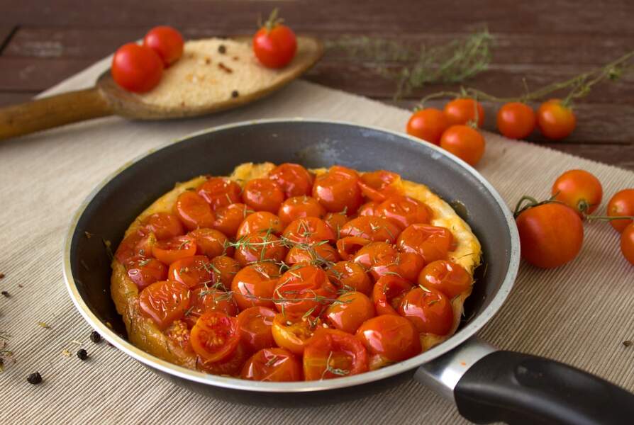 Nos recettes rapides de tartes tatin aux tomates