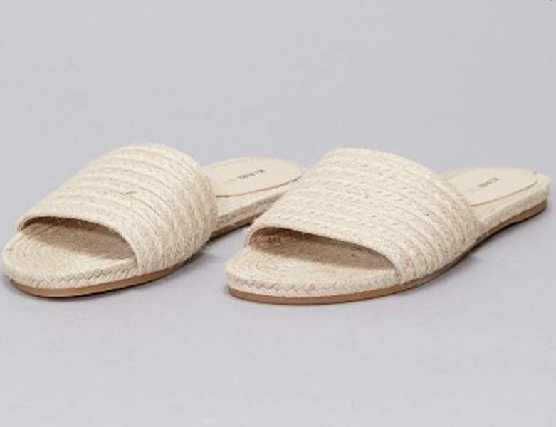 chaussures raphia