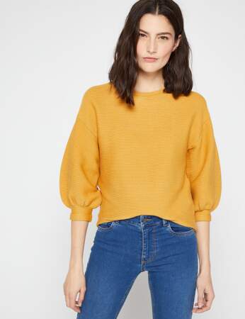 Tendance manches bouffantes : le pull