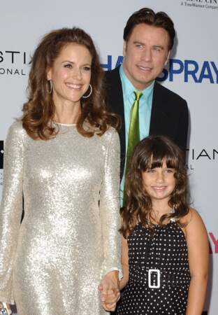 John Travolta, Kelly Preston et leur fille Ella Bleu
