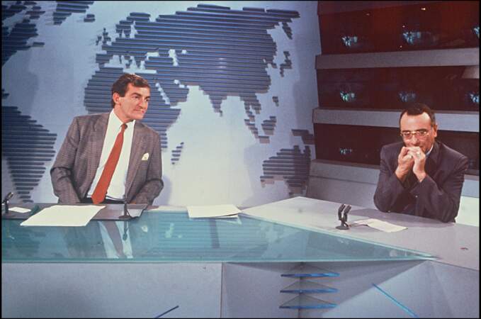 Jean-Pierre Pernaut et Yves Mourousi présenteront ensemble le journal de 1978 à 1980. 