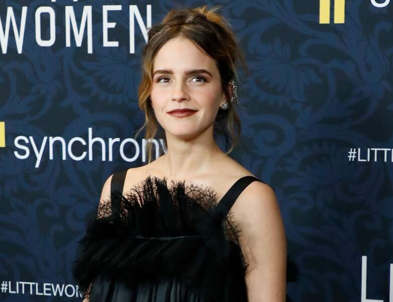 La frange rideau et ondulée d'Emma Watson