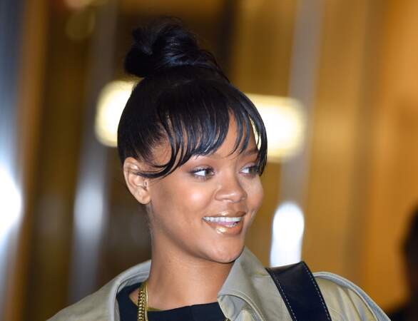 La frange longue de Rihanna