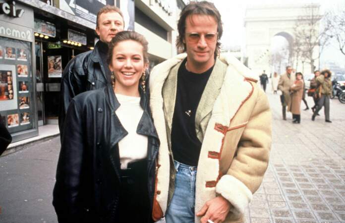 Christophe Lambert et son ex-femme Diane Lane en 1990