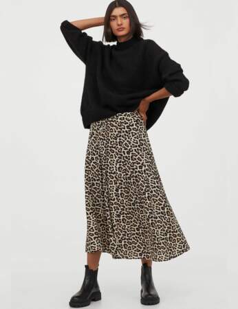 Nouveauté petit prix H&M : la jupe léopard