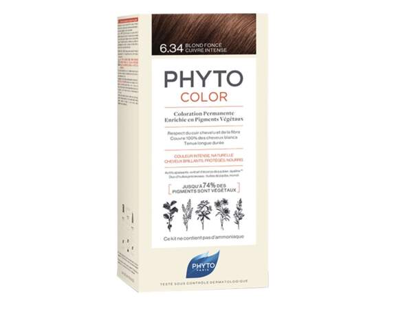 La coloration permanente enrichie en pigments végétaux de Phyto