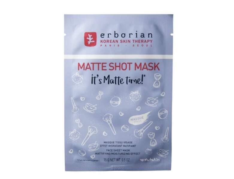 Le masque en tissu matifiant signé Erborian