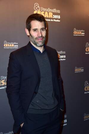 L'acteur et réalisateur de 39 ans, au dîner des producteurs et remise du prix "Daniel Toscan du Plantier" à la productrice du film "Timbuktu", à Paris, le 16 février 2015.  