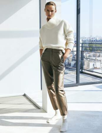 Pantalon en cuir : le modèle glam'
