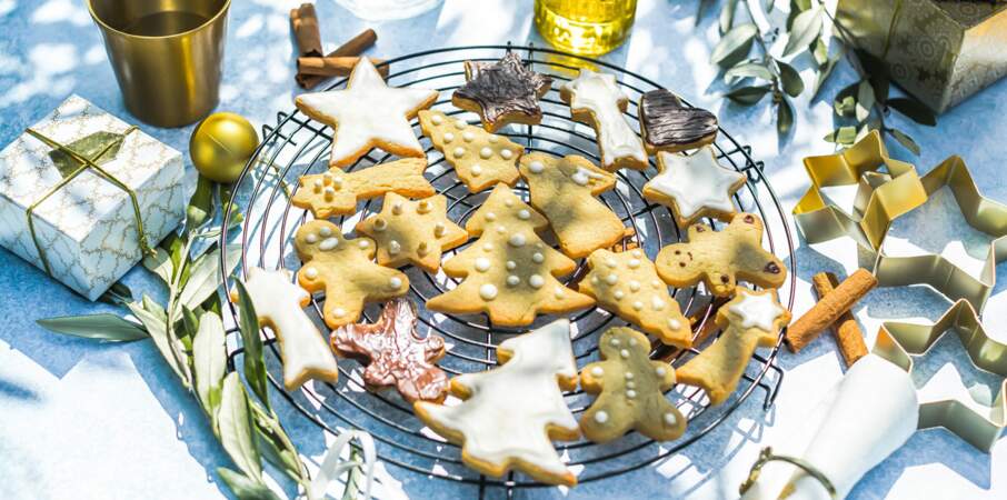 Biscuits de Noël gingembre, cannelle, huile d’olive de Nice AOP
