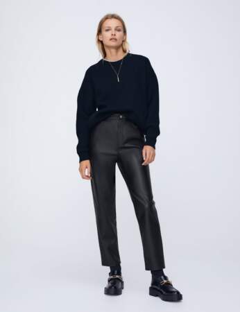 Nouveautés Zara : pantalon en cuir