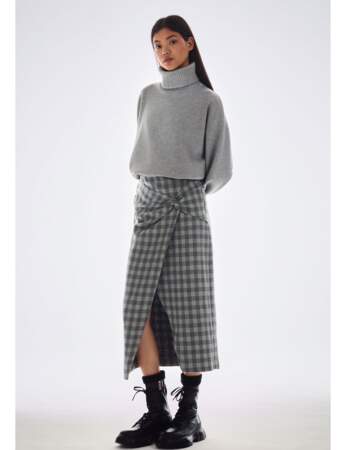 Nouveautés Zara : jupe à carreaux 
