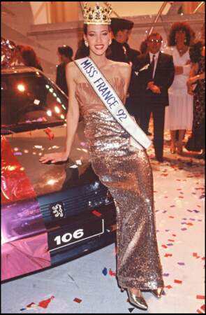Linda Hardy, élue Miss France 1992